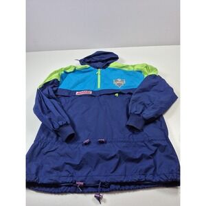 VTG K2 Snowboard Action Plus Jacket Men's XL Neon Anorak Pullover 90s